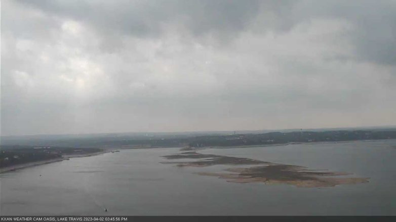 Lake Travis webcam, April 2, 2023 3:45 PM CT