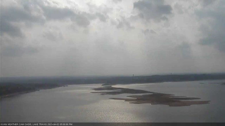 Lake Travis webcam, April 2, 2023 5:00 PM CT