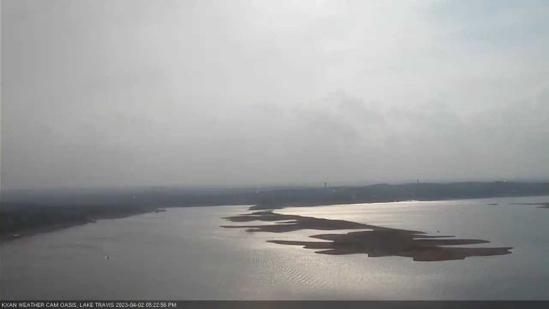 Lake Travis webcam, April 2, 2023 5:25 PM CT