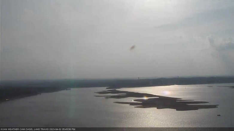 Lake Travis webcam, April 2, 2023 5:45 PM CT