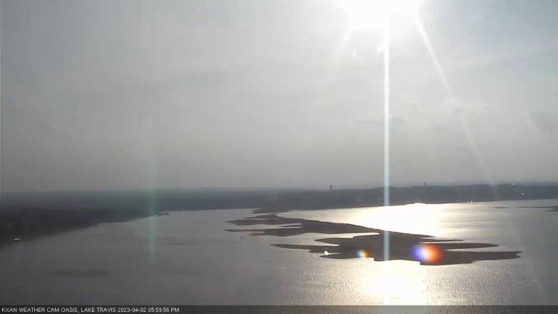 Lake Travis webcam, April 2, 2023 6:00 PM CT