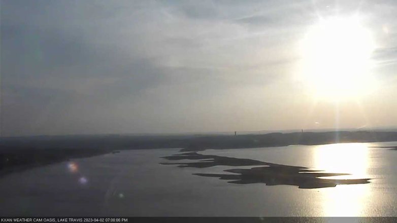 Lake Travis webcam, April 2, 2023 7:00 PM CT