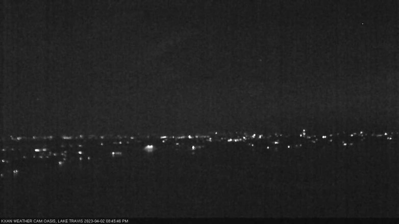 Lake Travis webcam, April 2, 2023 8:45 PM CT