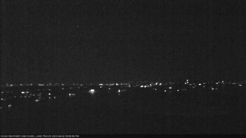 Lake Travis webcam, April 2, 2023 9:00 PM CT