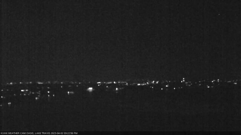 Lake Travis webcam, April 2, 2023 9:25 PM CT