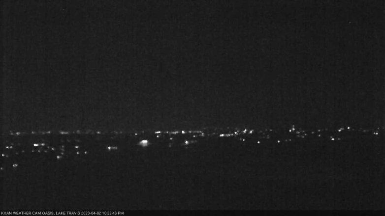 Lake Travis webcam, April 2, 2023 10:25 PM CT