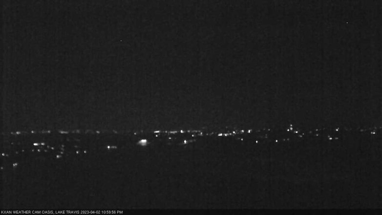 Lake Travis webcam, April 2, 2023 11:00 PM CT