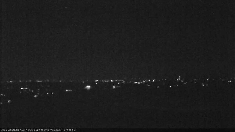 Lake Travis webcam, April 2, 2023 11:25 PM CT