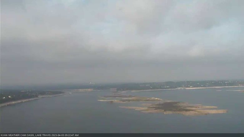Lake Travis webcam, April 3, 2023 9:25 AM CT