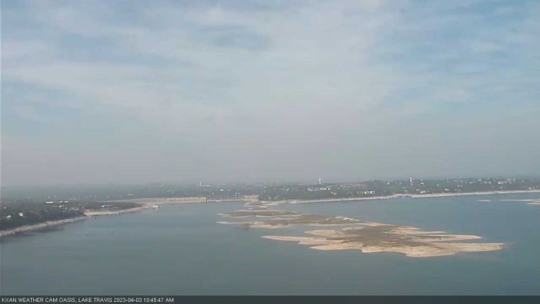 Lake Travis webcam, April 3, 2023 10:45 AM CT