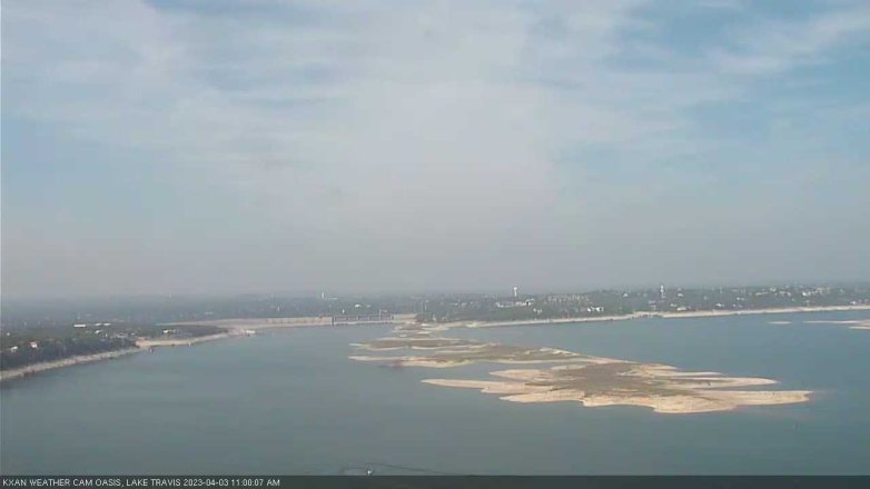 Lake Travis webcam, April 3, 2023 11:00 AM CT