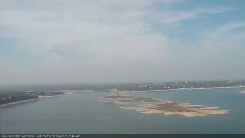 Lake Travis webcam, April 3, 2023 11:25 AM CT