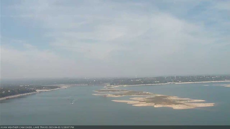 Lake Travis webcam, April 3, 2023 12:00 PM CT