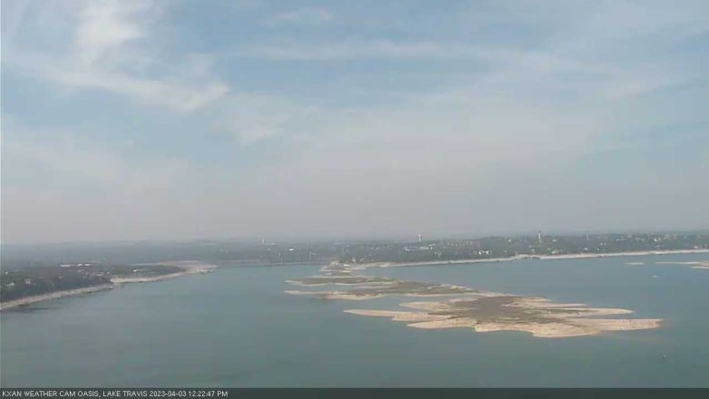Lake Travis webcam, April 3, 2023 12:25 PM CT