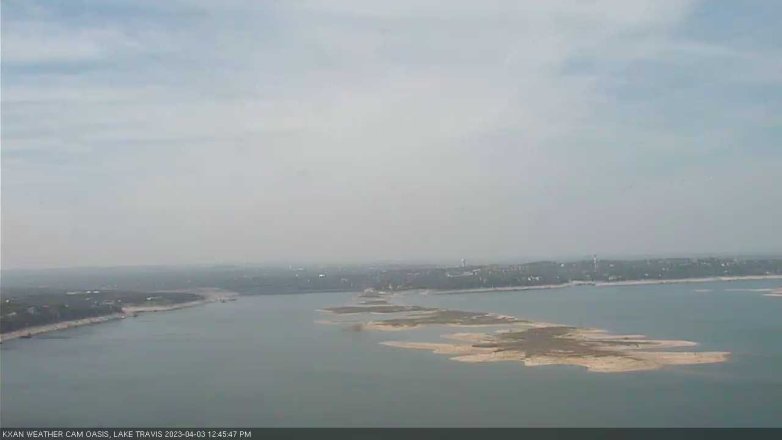 Lake Travis webcam, April 3, 2023 12:45 PM CT