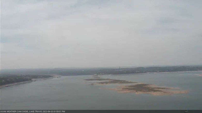 Lake Travis webcam, April 3, 2023 2:00 PM CT