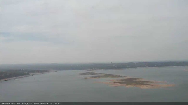 Lake Travis webcam, April 3, 2023 2:25 PM CT