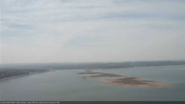 Lake Travis webcam, April 3, 2023 2:45 PM CT