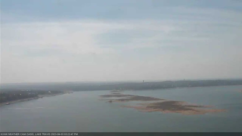 Lake Travis webcam, April 3, 2023 3:25 PM CT