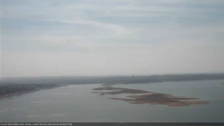 Lake Travis webcam, April 3, 2023 4:00 PM CT