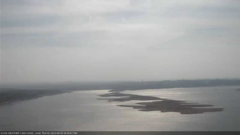 Lake Travis webcam, April 3, 2023 5:00 PM CT