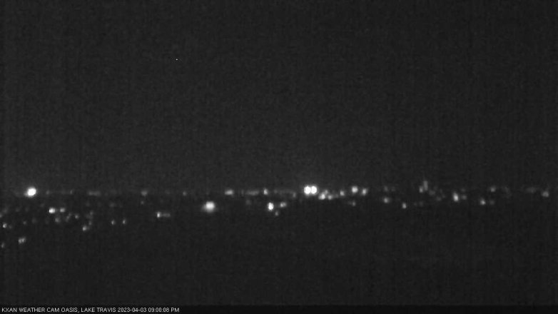 Lake Travis webcam, April 3, 2023 9:00 PM CT