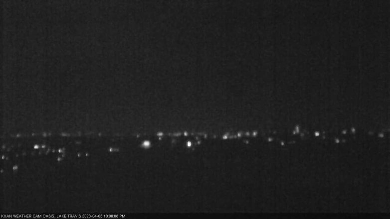 Lake Travis webcam, April 3, 2023 10:00 PM CT
