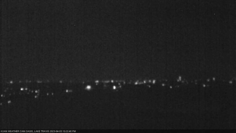 Lake Travis webcam, April 3, 2023 10:25 PM CT
