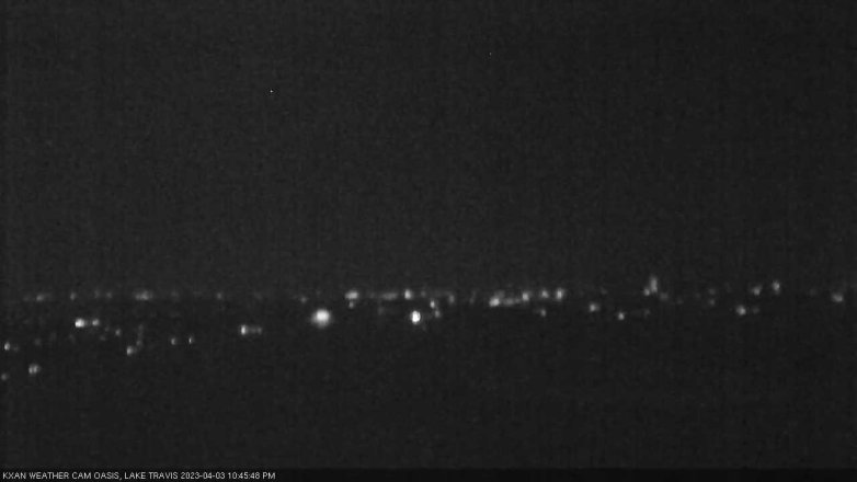Lake Travis webcam, April 3, 2023 10:45 PM CT