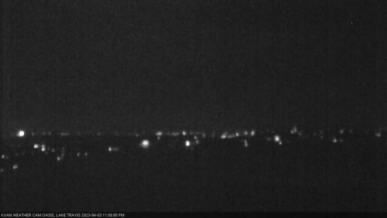 Lake Travis webcam, April 3, 2023 11:00 PM CT