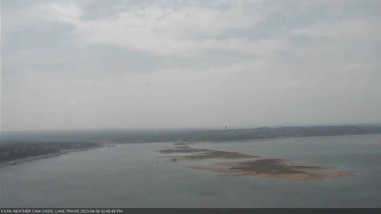 Lake Travis webcam, April 4, 2023 2:45 PM CT
