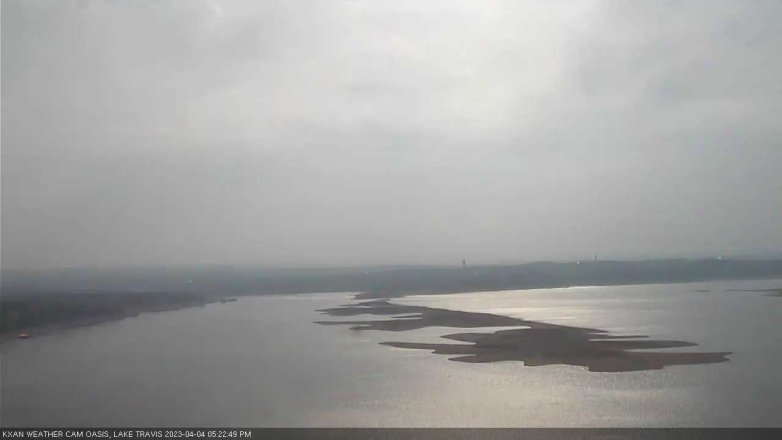 Lake Travis webcam, April 4, 2023 5:25 PM CT