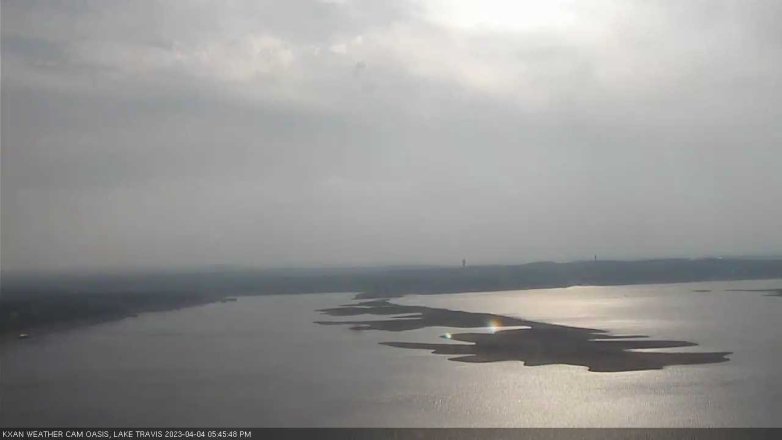 Lake Travis webcam, April 4, 2023 5:45 PM CT