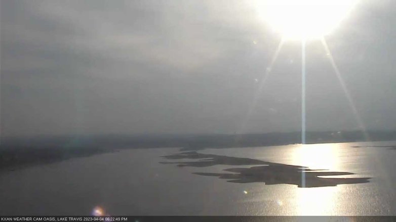 Lake Travis webcam, April 4, 2023 6:25 PM CT