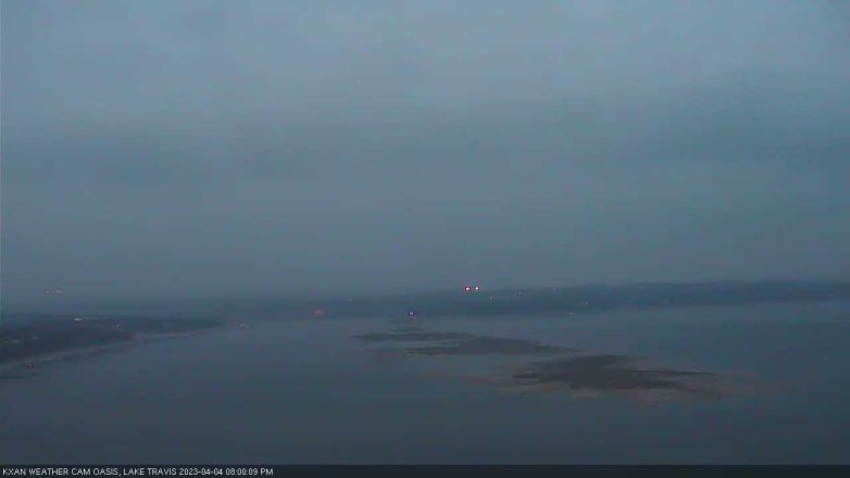 Lake Travis webcam, April 4, 2023 8:00 PM CT