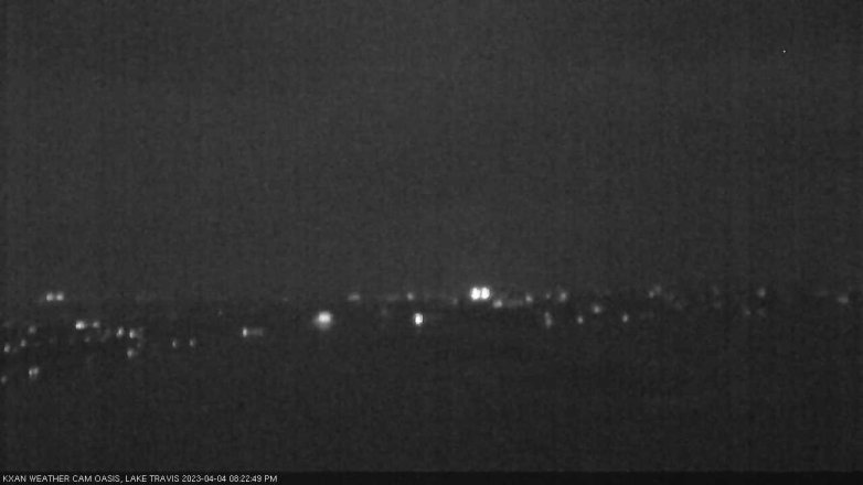 Lake Travis webcam, April 4, 2023 8:25 PM CT