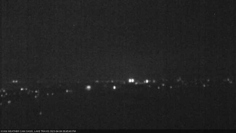 Lake Travis webcam, April 4, 2023 8:45 PM CT