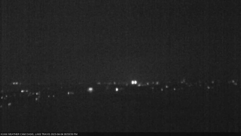 Lake Travis webcam, April 4, 2023 9:00 PM CT