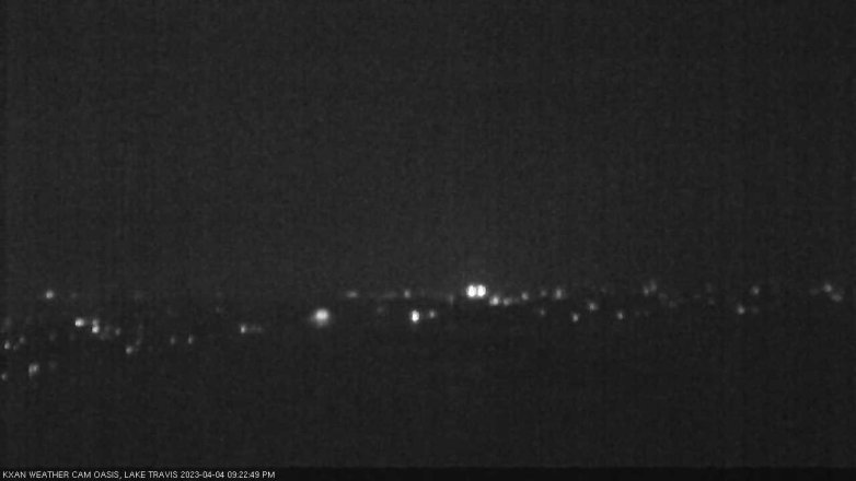 Lake Travis webcam, April 4, 2023 9:25 PM CT