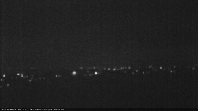 Lake Travis webcam, April 4, 2023 10:00 PM CT