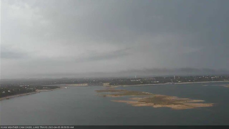 Lake Travis webcam, April 5, 2023 9:00 AM CT