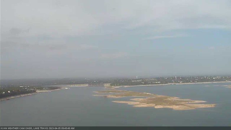 Lake Travis webcam, April 5, 2023 9:45 AM CT