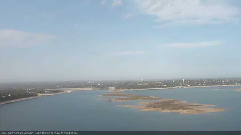Lake Travis webcam, April 5, 2023 10:00 AM CT
