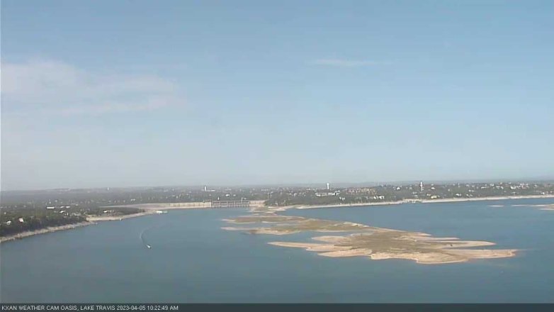 Lake Travis webcam, April 5, 2023 10:25 AM CT