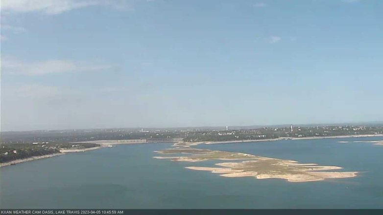Lake Travis webcam, April 5, 2023 10:45 AM CT
