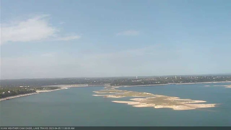 Lake Travis webcam, April 5, 2023 11:00 AM CT