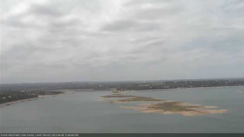 Lake Travis webcam, April 5, 2023 12:45 PM CT