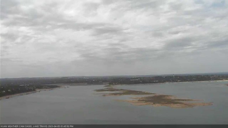 Lake Travis webcam, April 5, 2023 1:45 PM CT