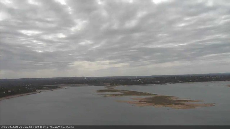 Lake Travis webcam, April 5, 2023 3:45 PM CT