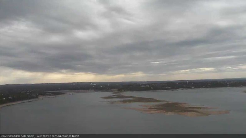 Lake Travis webcam, April 5, 2023 5:00 PM CT